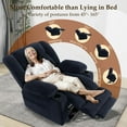 thumbnail image 6 of Large-Wide Power Lift Recliner Chair for Elderly, Big and Tall, Heat and Massage, Lift Chairs Recliners with Extended Footrest, Remote Control, 2 Cup Holders, 6 of 7