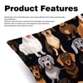 thumbnail image 2 of Dachshund Pillow Covers with Unique Patterns - Set of 2, Chair Pillow Covers for Sofa, Couch, Bed - Available in 16x16, 18x18, 20x20 Inches for Home Decor and Gifts, 2 of 6