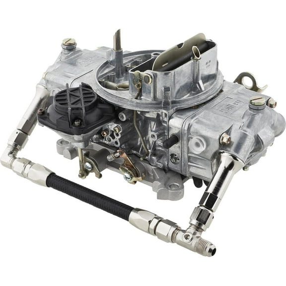 Fuel Log, 4150 Style Carb, AN -6, Stainless Braid, Black Fitting