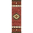 thumbnail image 2 of Addison Rugs Dream Shag Premium Machine Washable Transitional Aztec Spice Runner Rug, 2'3" x 7'6", 2 of 8