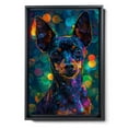 thumbnail image 2 of Hudo Miniature Pinscher Dog Wall Art, Pet Posters - Miniature Pinscher Dog Canvas Wall Art - Framed Wall Art - Dog Paintings, 2 of 5