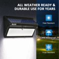 thumbnail image 5 of Baxia Technology Luces Solares Para Exteriores, Impermeables, 100 Luces Led Con Sensor De Movimiento Solar Con Gran Angular, Luces Solares De Seguridad Superbrillantes Para Jardín, Valla, Puerta Delan, 5 of 5