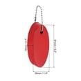 thumbnail image 2 of Uxcell Floating Keychain, Oval Key Chain Buoyant Keyrings for Boating Red, 2 of 6
