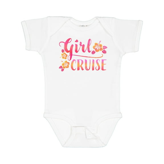 Inktastic Girl Cruise with flowers Girls Baby Bodysuit