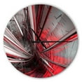 thumbnail image 1 of Designart 'Fractal 3D Deep into Middle ' Modern wall clock, 1 of 4