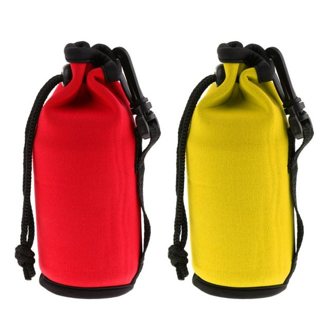 2Paquete de funda de bolsa de funda de botella de agua deportiva con aislamiento de neopreno