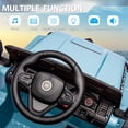 thumbnail image 4 of 2024 New Kids Electric Car, 12V Ride on Car with Remote Control, Spring Suspensions, Ride on Toy Car with 3 Speeds, LED Lights, Music, MP3, Kids' Electric Vehicles Gift for Boys Girls, 4 of 8