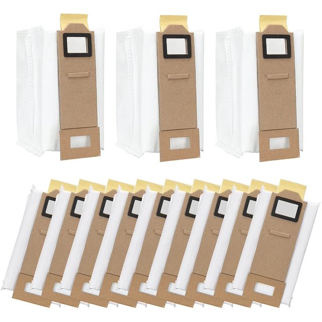 Paquete de 12 bolsas de aspiradora ACTIVE para Xiaomi Roborock S7 S7 Plus S7 Max T7s T7s Plus