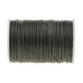 thumbnail image 4 of 1 rollo de poliéster negro para coser fuerte hilo encerado línea de cuero artesanía a mano gris Sunnimix Hilo trenzado de poliéster encerado, 4 of 8