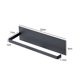 thumbnail image 1 of Contenedores Soporte de pared para rollo de papel, sin perforaciones, para baño, cocina, toallero (negro) Ehuebsd Libre de BPA, 1 of 8