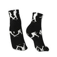 thumbnail image 2 of Mens Ankle Socks Womens Baseball Players Quarter Breathable Casual Socks, 2 of 7