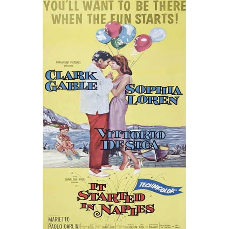 UPC: 0671863481567 | It Started In Naples – movie POSTER (Style B) (11  x 17 ) (1960)