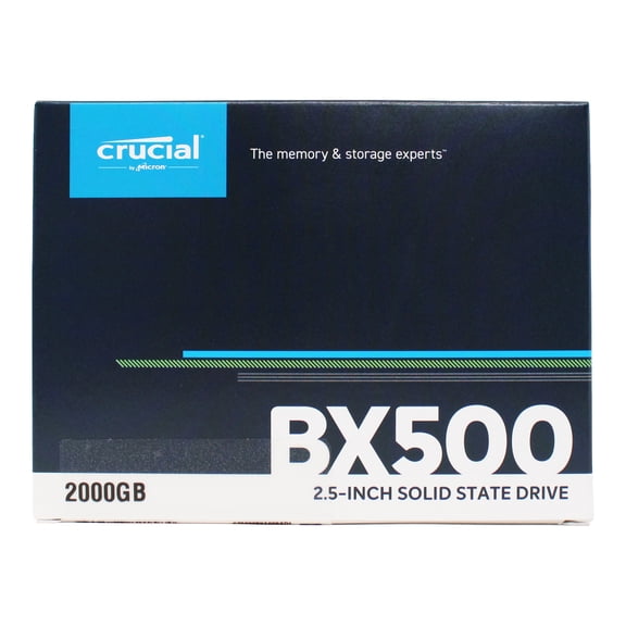 Crucial BX500 2 TB Solid State Drive, 2.5" Internal, SATA (SATA/600)