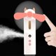 thumbnail image 1 of Mini Handheld Fan, Spray Hand Held Fan, Portable USB Rechargeable Small Pocket Fan (Pink), 1 of 5
