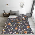 thumbnail image 5 of Sikiie Wildflowers Ultra-Soft Micro flannel Blanket Luxury All Seasons Warm Blanket for Bedding Sofa and Travel (4 sizes)-60"x50", 5 of 7