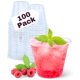 thumbnail image 1 of Vasos de plástico Aatriet, 9 oz, transparentes, desechables, paquete de 100, 1 of 8