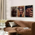 thumbnail image 2 of Fashion African American Black Man Wall Art Black Man Trend Poster Prints Pictures Hip-hop Aesthetics Luxury Street Wall Decor Artwork for Teen Boy Room DJ Studio Home Decoration, 2 of 6