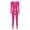 Hot Pink, variant on Choomomo Women's Metallic Leotard Slim Fit Stretch Full Body Suit One-Piece Fitness Yoga Jumpsuit Silver M
