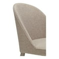 thumbnail image 5 of Moe's Home Collection Burton 18" Fabric Dining Chair in Beige (Set of 2), 5 of 9
