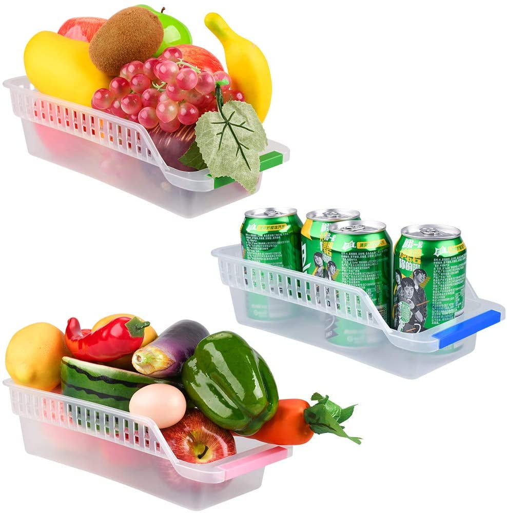Senior Fridge Basket, Fridge Storage, Stackable Fridge Storage, Plastic