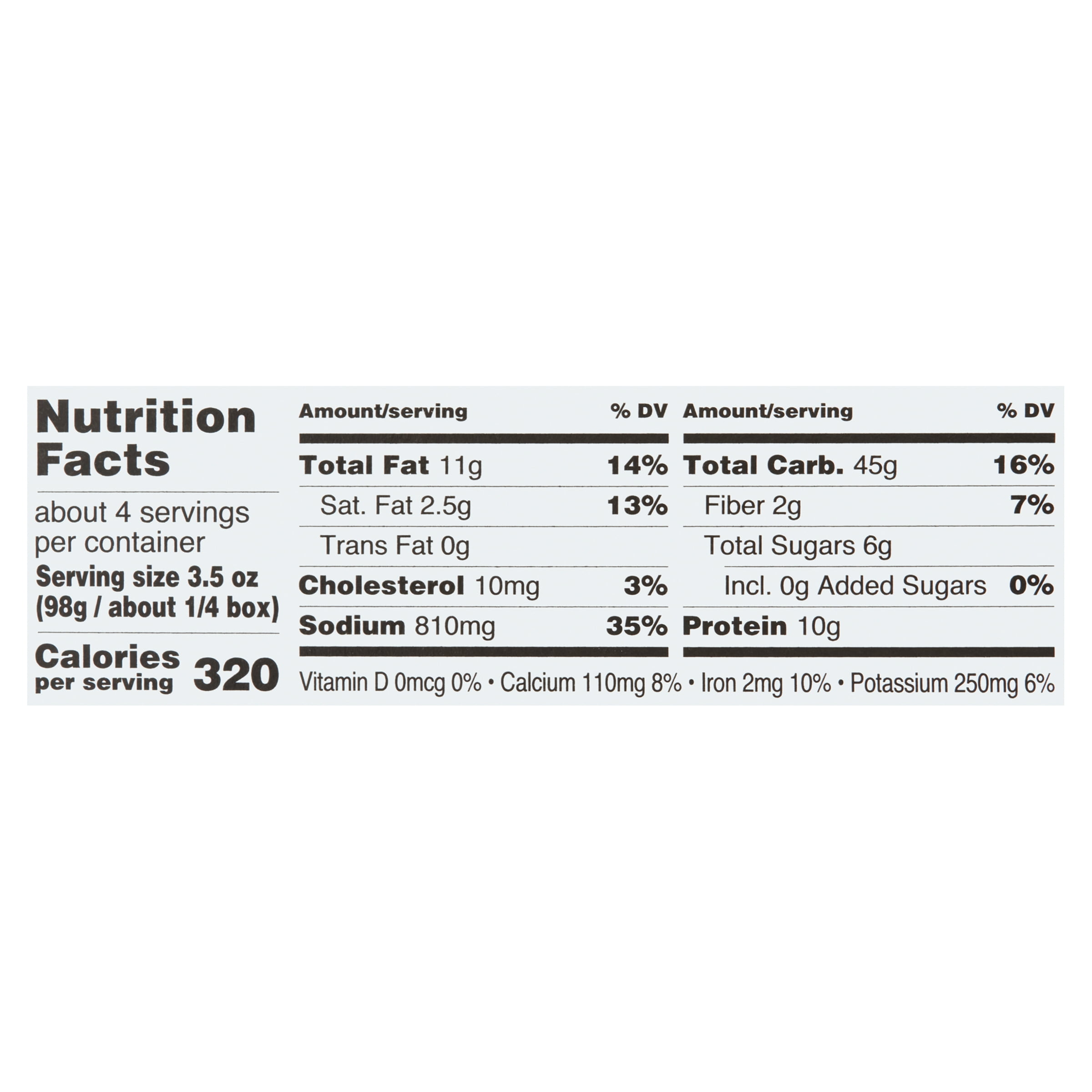 Great Value Artisan Crafted Loaded Bacon Cheddar Macaroni, 12 oz Shelf Stable