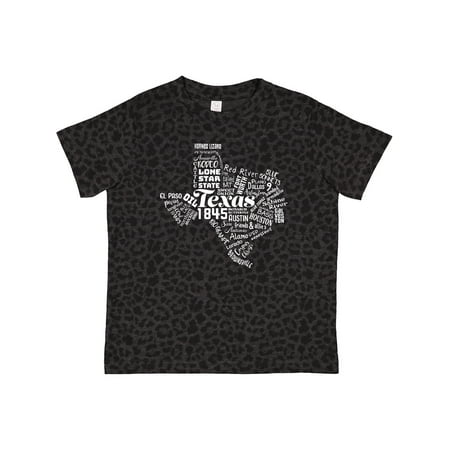 

Inktastic Texas Word Salad- State Outline Gift Toddler Boy or Toddler Girl T-Shirt