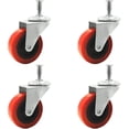 thumbnail image 1 of Caster Wheel Online Best Service, paquete de 4 pulgadas, para Creeper, 1 of 5