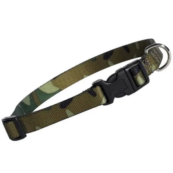 Guardian Gear Nylon Camo Dog Collar, Fits Necks 18" to 26", Green