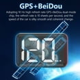 thumbnail image 4 of Gps Speedometer Car Head Up Display Hud Digital Speedometer Kmh For All Cars Hd Led Display With A Built-In Light Sensing System, 4 of 9