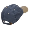 thumbnail image 4 of Arkansas Map Embroidered Washed Two Tone Cap - Navy Khaki OSFM, 4 of 5