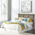 thumbnail image 3 of Bowery Hill Farmhouse Wood Mountain Lodge Queen/Full Rustic Headboard in Gray, 3 of 4