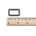 thumbnail image 4 of Unique Bargains 25x15mm Rectangle Buckles Zinc Alloy Black 8Pack, 4 of 5