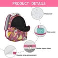 thumbnail image 2 of Retro Paisley Floral School Backpack for Students Comfortable and Durable Boho Vintage Floral Pattern Backpack with Abstract and Mandala Inspired Design, 2 of 6