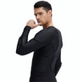 thumbnail image 2 of Men's Padded Compression Shirt Football Rib Protector, Chest & Shoulder Pads for Football, Baseball, Basketbal Impact-Resistant Protective Gear, Breathable Sports Armor Shirt, 2 of 8