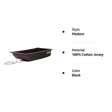 Eagle Claw Shappell 40 in. JSR Jet Sled, Gear Hauler Hunting Decoy ...