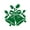 Green, variant on Vinyl Wall Art Decal - Christmas Jingle Bells - 22" x 22" - Cute Fun Holyday Season Design Sticker For Living Room Playroom Entry Way Door Windows Storefront School Coffee Shop Decor