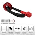 thumbnail image 5 of Winch Snatch Recovery Ring, Synthetic Winch Rope, Snatch Ring Soft Shackle, Winch Accessories for UTV ATV SUV Truck, 5 of 5