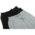 thumbnail image 5 of Real Essentials Men's 4-Pack Cotton Sleep Shorts, Sizes S-2XL, Mens Pajamas, 5 of 6