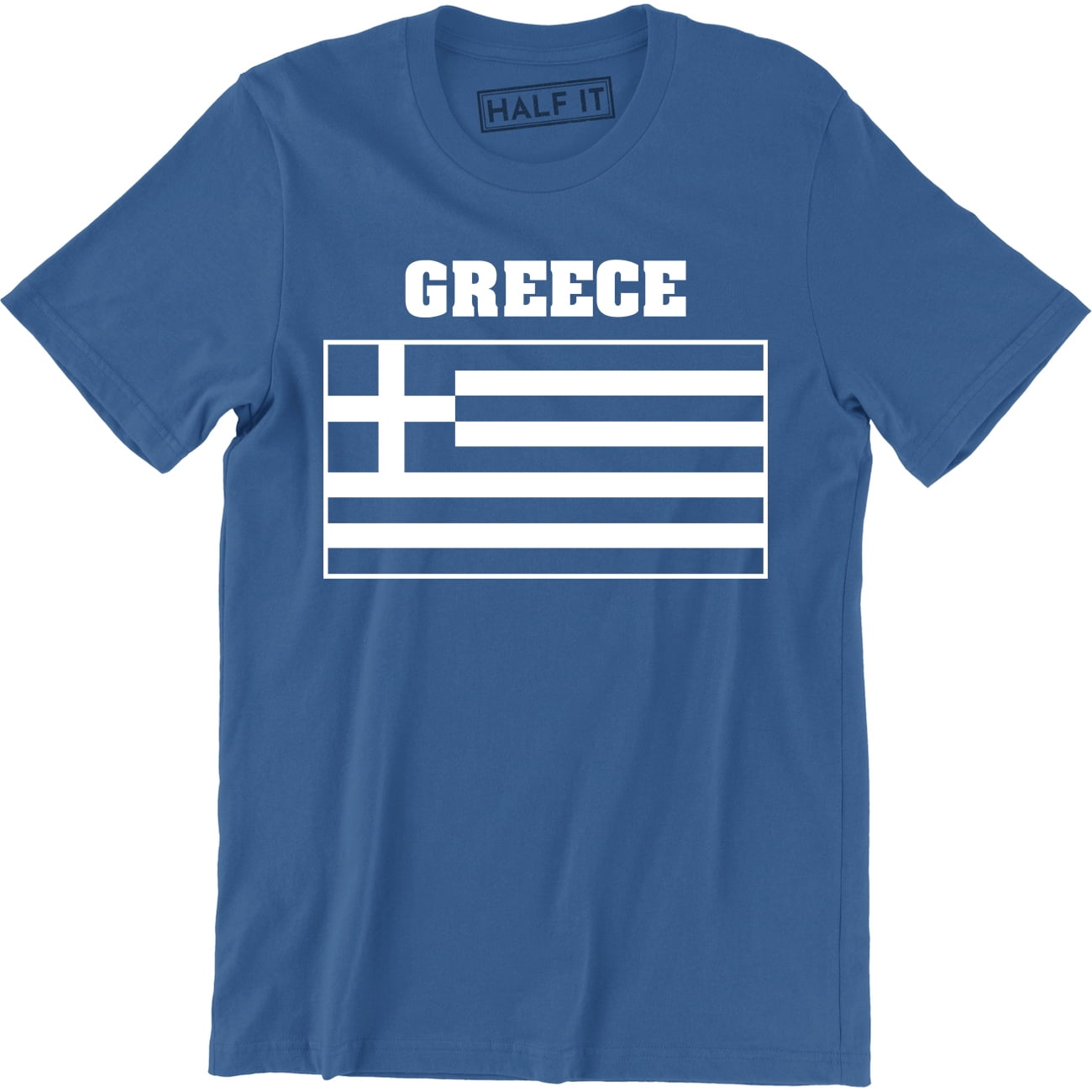 Greece Flag Greek Country Colors Pride World Cup Men's TShirt