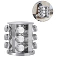 thumbnail image 3 of Especiero Redondo De Acero Inoxidable Especiero Organizador Encimera Torre De Especias Con 12 Tarros De Especias Para Condimentar Hierbas Secas Methold HA013998-00, 3 of 7