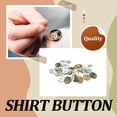 thumbnail image 4 of Moyic Botones de concha redondos para proyectos de costura, botones de costura de moda fáciles y duraderos, 100 Uds. Tela de costura y artesanía 15.0 MM*Un nivel, 4 of 6
