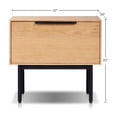 thumbnail image 4 of Origins by Alpine Modern Akira Nightstand, Light Oak, 4 of 8