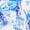 BLUE, variant on Women's Printed Pattern Halter Neck Tiered Maxi Dress