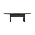 thumbnail image 4 of Safco Aberdeen 8' Boat Shaped Conference Table with Slab Base in Mocha, 4 of 5