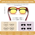thumbnail image 4 of Gafas de conducción con visión nocturna FEISEDY B0269 Rojo/Amarillo, 4 of 7