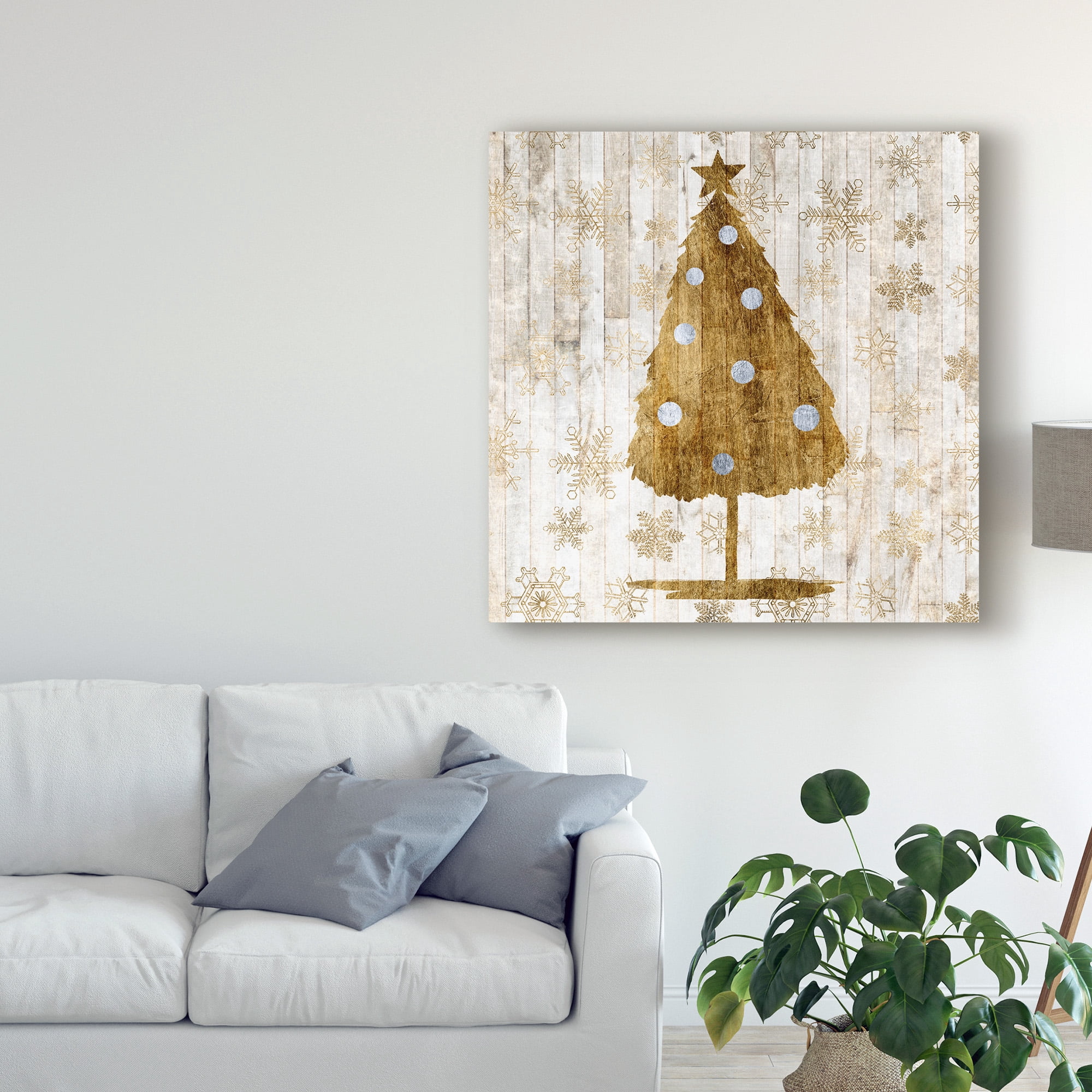 Trademark Fine Art 'Sophisticated Christmas I' Canvas Art by Grace Popp