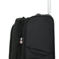 thumbnail image 3 of Protege Arendale 20" Soft Side Expandable Rolling Spinner Carry-on Luggage, Black, 3 of 9