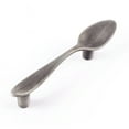 thumbnail image 2 of WHAMVOX 3pcs Zinc Alloy Handle Tableware Shape Silver Modern Style for Dresser, 2 of 8