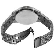 Men's Quartz Multi-function Alloy Black Bracelet Watch