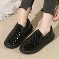 thumbnail image 6 of PiGOGI Women's Quilted Boots for Women Winter Snow Boots Warm Lined Slip On Shoes Fashion Comfort Black 39, 6 of 6